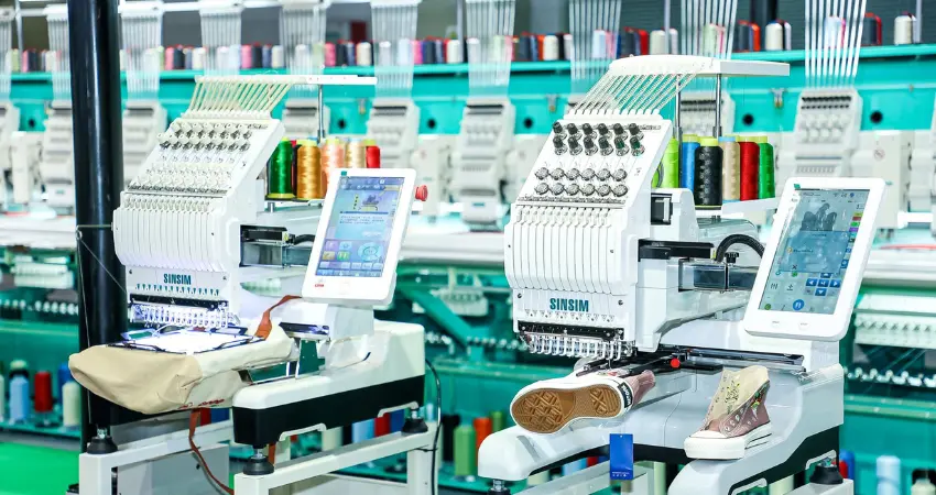 Single Head Flat, Cap Embroidery Machine