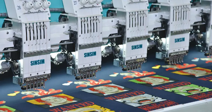 Flat Embroidery Machine