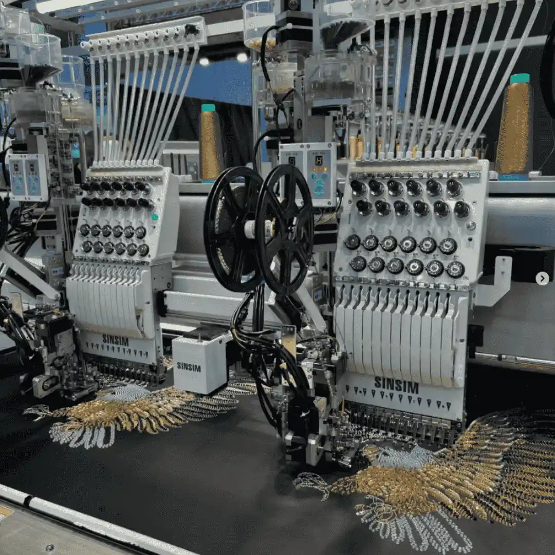 Dual Sequin With 3 Beads Plus Tufting Embroidery Machine