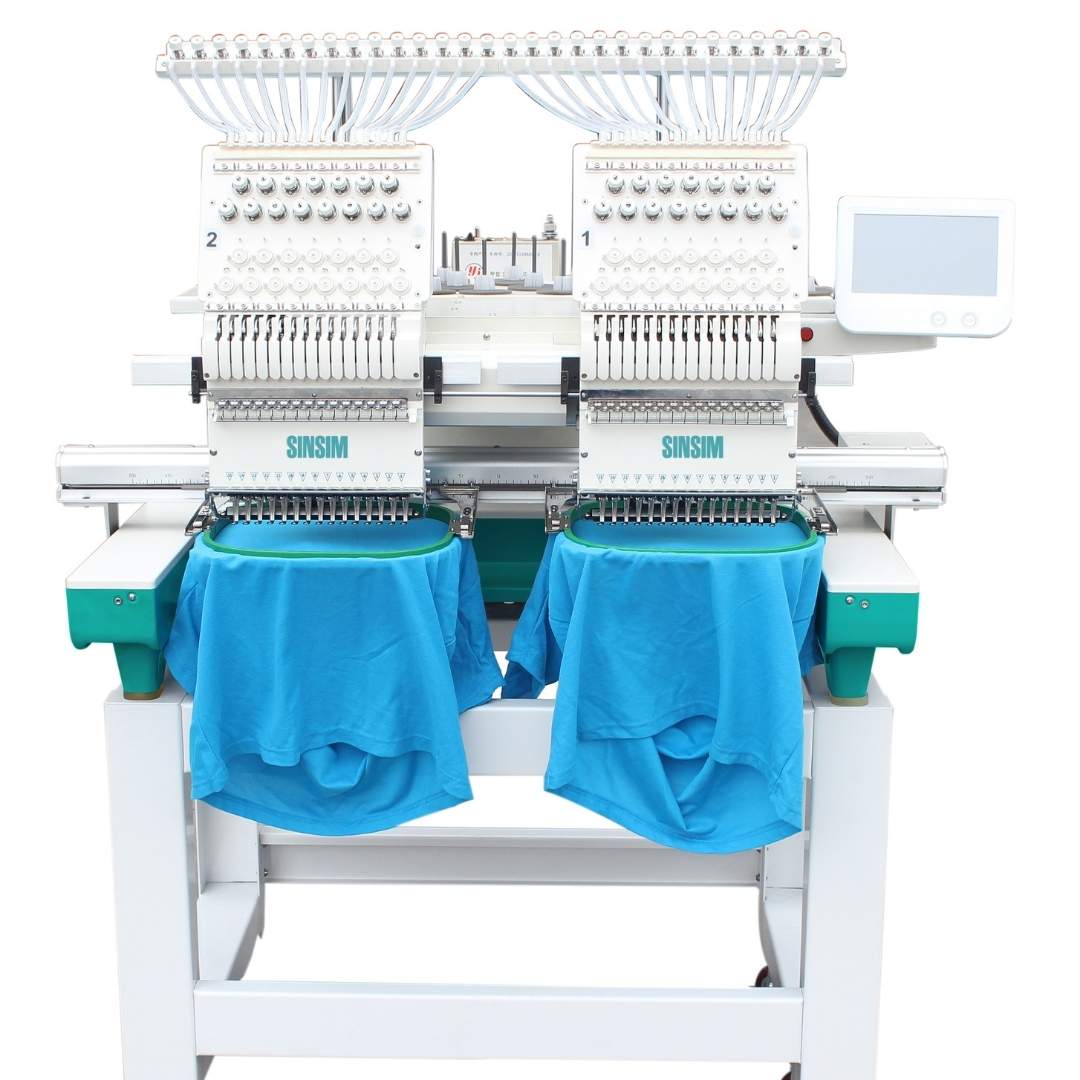Sinsim Two Head Tubular Embroidery Machine